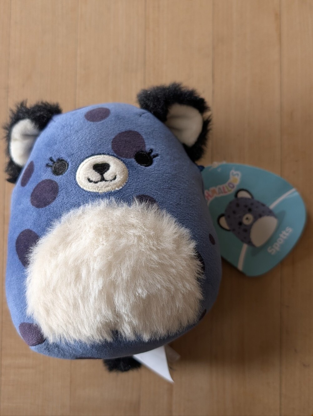 Squishmallows Spotts Blue Plush Toy - Soft Small Pets Stuffed Animal